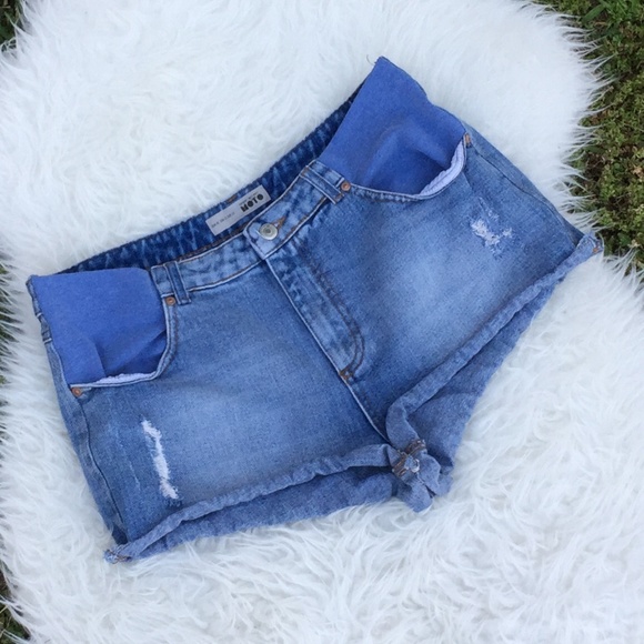 topshop maternity shorts